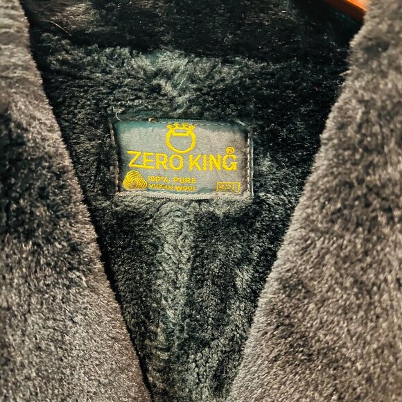 Vintage Zero King - Double Breast Wool Coat Size Large 42 L - Picture 12 of 16